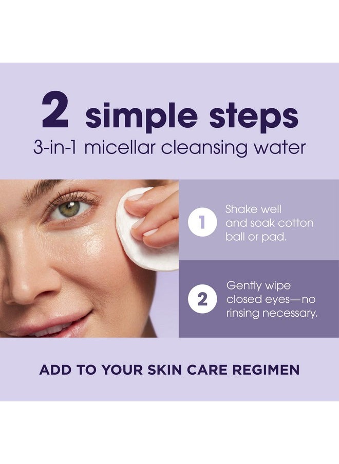 LUMIFY LUMIFY Eye Illuminations Cleansing Water & Eye Makeup Remover, 3-in-1 Micellar Water Contains Hyaluronic Acid, Vitamin C & Niacinamide, Clinically Proven & Hypoallergenic, 160mL  - Image 4