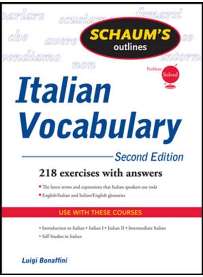 Schaum's Outline of Italian Vocabulary, Second Edition