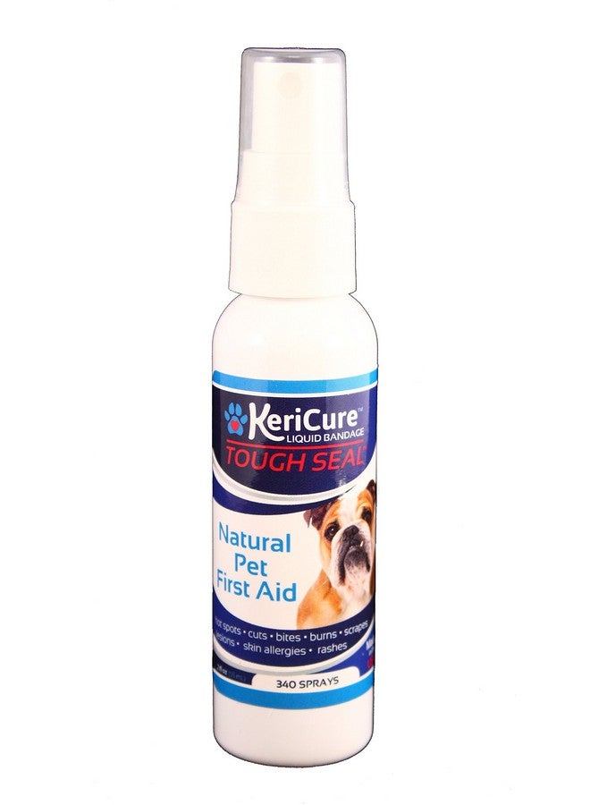 KeriCure Tough Seal Pet Liquid Bandage Spray for Dogs & Cats - 2oz Calming Wound Care Protection, Protects Cuts and Scratches - Safe if Licked, String-Free Dog Wound Spray - Image 1