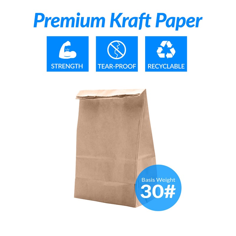 Reli. Brown Paper Bags | 500 Count | Paper Lunch Bags Ideal for Small Lunches and Crafts | Perfect for Sandwiches and Snacks - Image 3