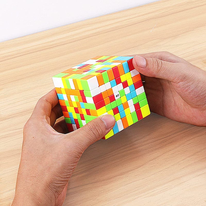 LiangCuber مكعب ليانغكيوبر 8x8 السريع بدون ملصقات 70MM مكعب سحري 8x8x8 (نسخة 2021) - Image 2