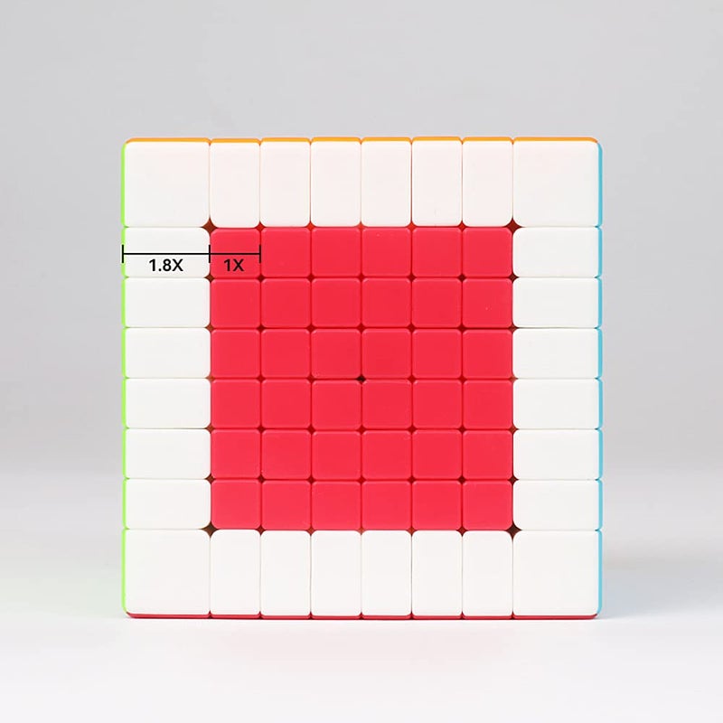 LiangCuber مكعب ليانغكيوبر 8x8 السريع بدون ملصقات 70MM مكعب سحري 8x8x8 (نسخة 2021) - Image 4