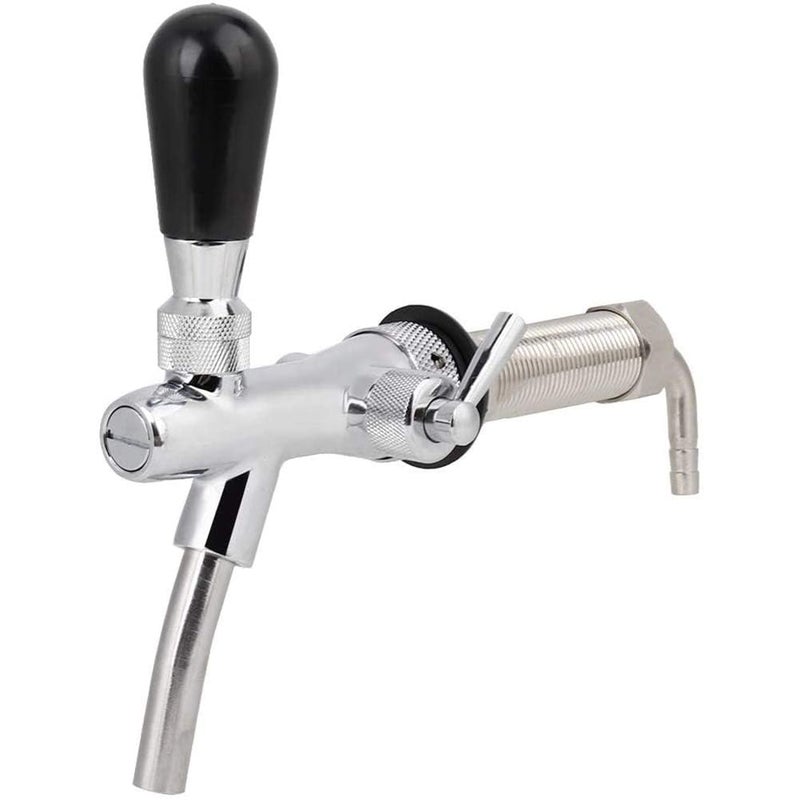 LUCKEG Adjustable Draft Beer Keg Tap, LUCKEG Brand Chrome Plated Beer Keg Faucet with 4 inch Beer Shank G5/8 Thread for Homebrew Beer Kegging - Image 4