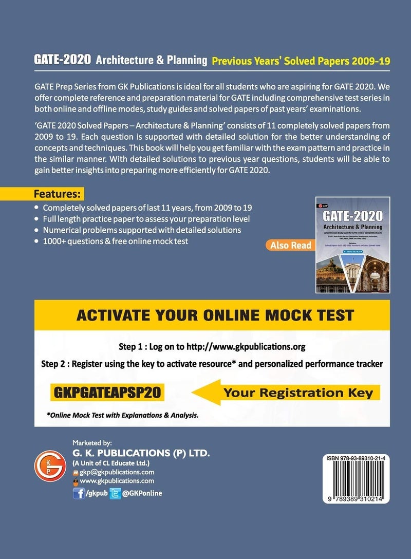 GATE 2020 - Architecture & Planning - Previous Years' Solved Papers 2009-2019 (Revised Edition) - Image 2