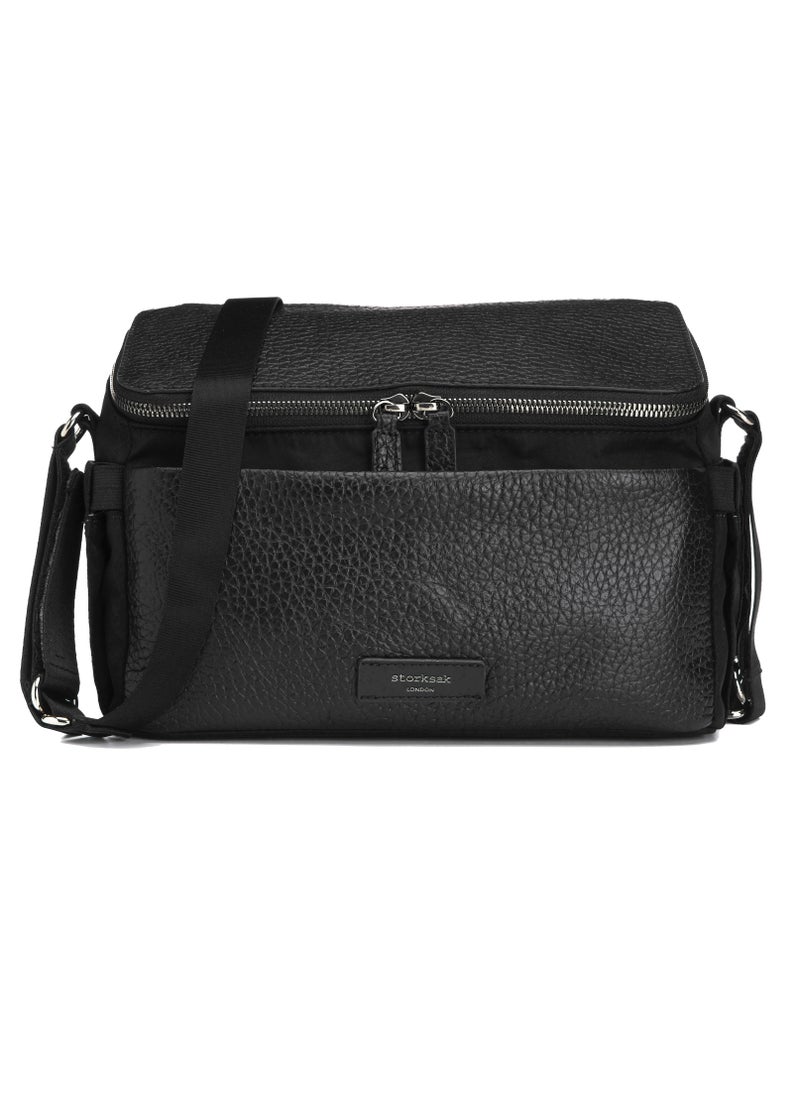 storksak Alyssa Stroller Bag Black and metal  - Image 4