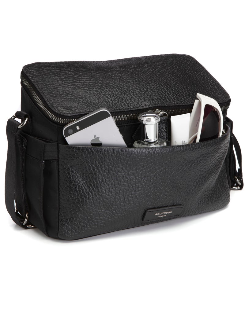 storksak Alyssa Stroller Bag Black and metal  - Image 5