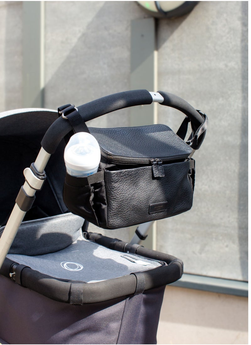 storksak Alyssa Stroller Bag Black and metal  - Image 3
