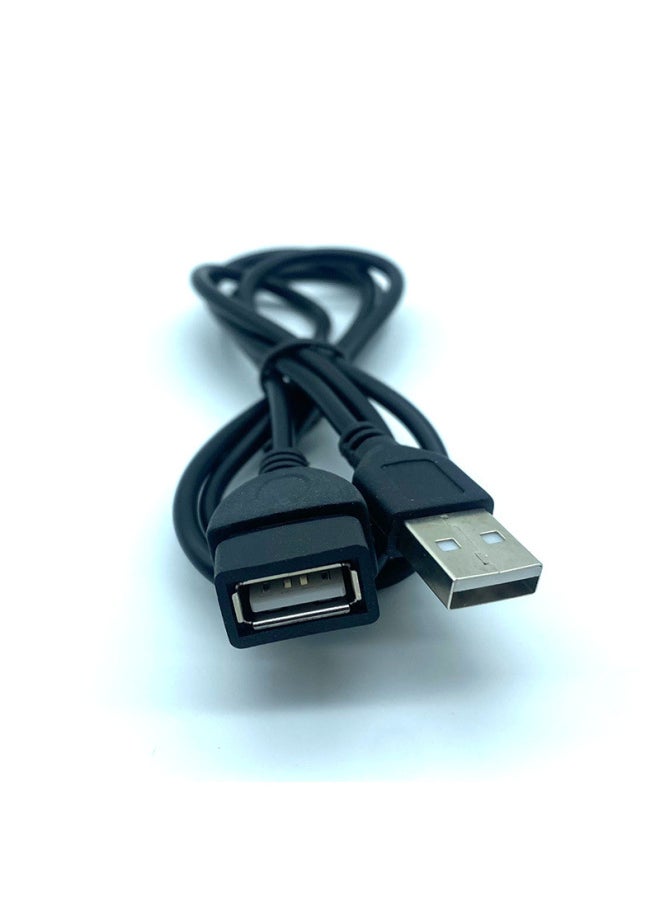 ماركة غير محددة المبيعات المباشرة USB ذكر إلى أنثى تمديد كابل الماوس لوحة المفاتيح تمديد كابل كامل النحاس الأمتعة مشبك كابل البيانات اللون: 0.7 متر (4 النوى 500 مللي أمبير الحالي)  - Image 2