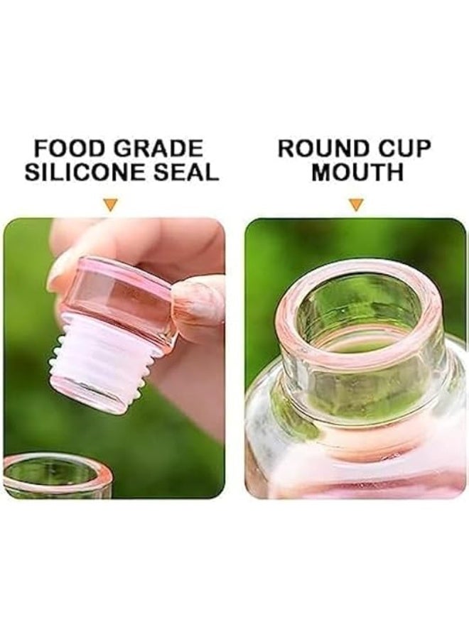 500ml Water Bottle with Reusable Time Tags Plastic Outdoor Sports Drink Bottle (Clear) - Image 5