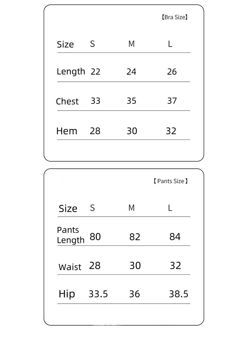 Women's Yoga Fitness Sports Bra and Pants Set  - Image 4
