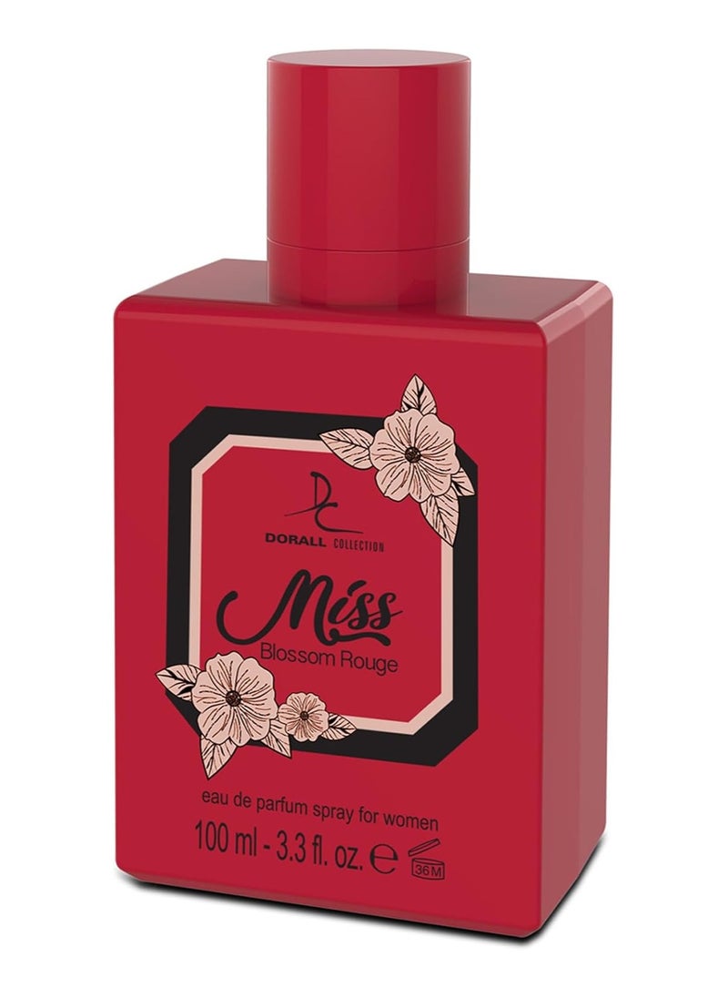 DORALL COLLECTION Miss Blossom Rouge Eau De Toilette For Women - 100 ML  - Image 4