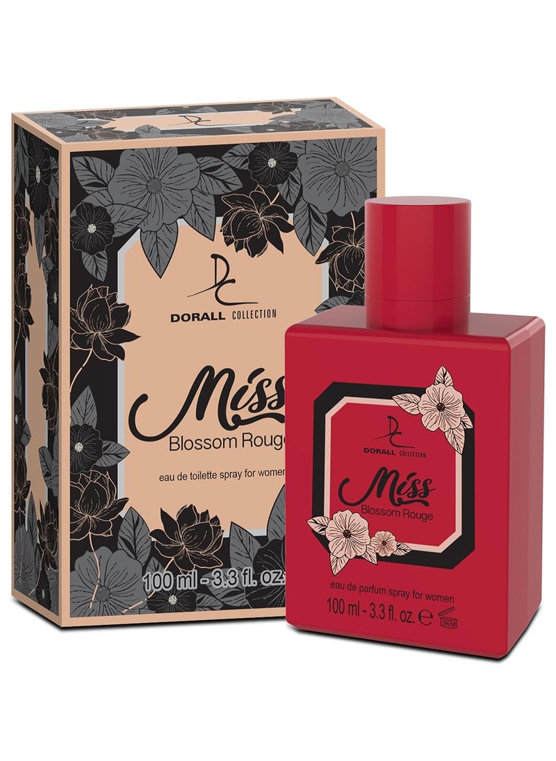 DORALL COLLECTION Miss Blossom Rouge Eau De Toilette For Women - 100 ML  - Image 2