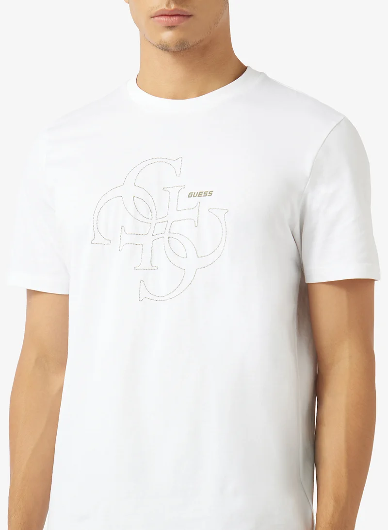 GUESS  Crew Neck Oversized T-Shirt for Men | Best Price UAE