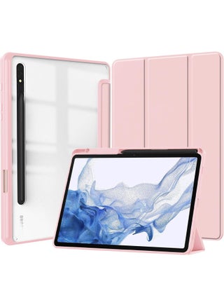 Protective Case with Built-in Pen Holder for Samsung Galaxy Tab S7/S8 Plus & S9/S10 Plus 12.4 inch Tablets (Pink) - pzsku/Z7A9362D59D953CE4715AZ/45/1749140299/a0c2add3-8fd9-4485-8838-97c97504c4ce