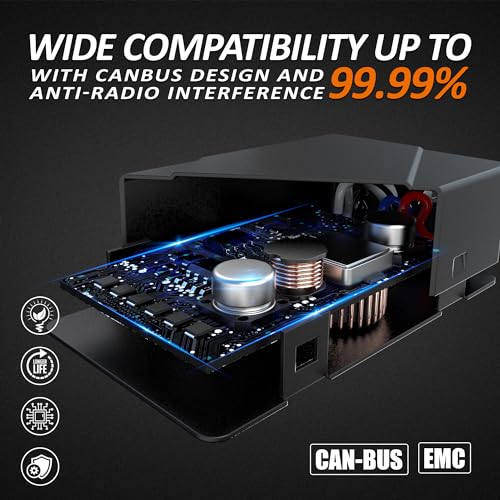 Bestview أفضل عرض 9005 9006 H10 مجموعة مصابيح LED كود ديكودر Canbus متوافقة مقاومة الوميض حزمة من 2 - Image 3