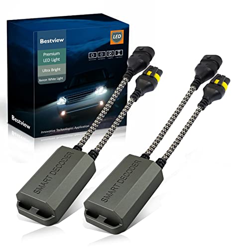 Bestview أفضل عرض 9005 9006 H10 مجموعة مصابيح LED كود ديكودر Canbus متوافقة مقاومة الوميض حزمة من 2 - Image 1