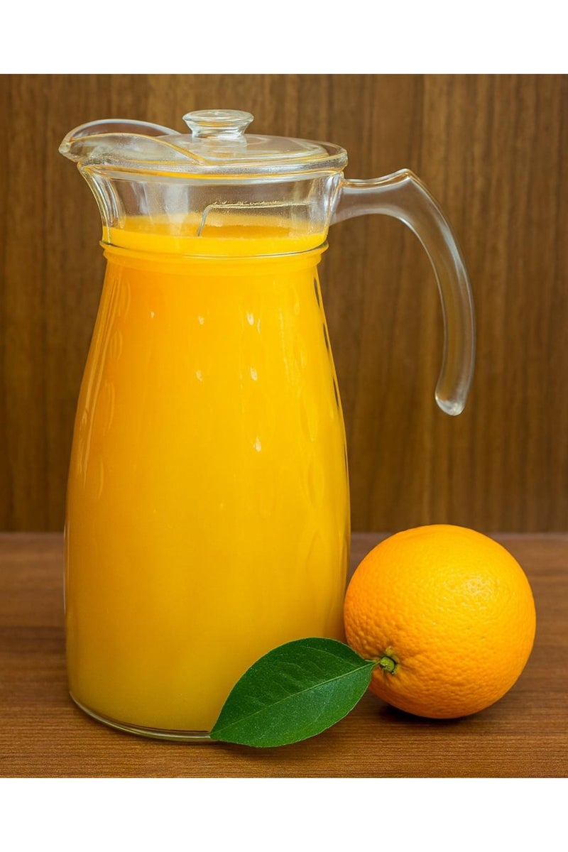 القناص جيك عصير زجاجي فاخر بسعة 1800 مل مع غطاء | تصميم أنيق ومتين سهل الصب - Image 2