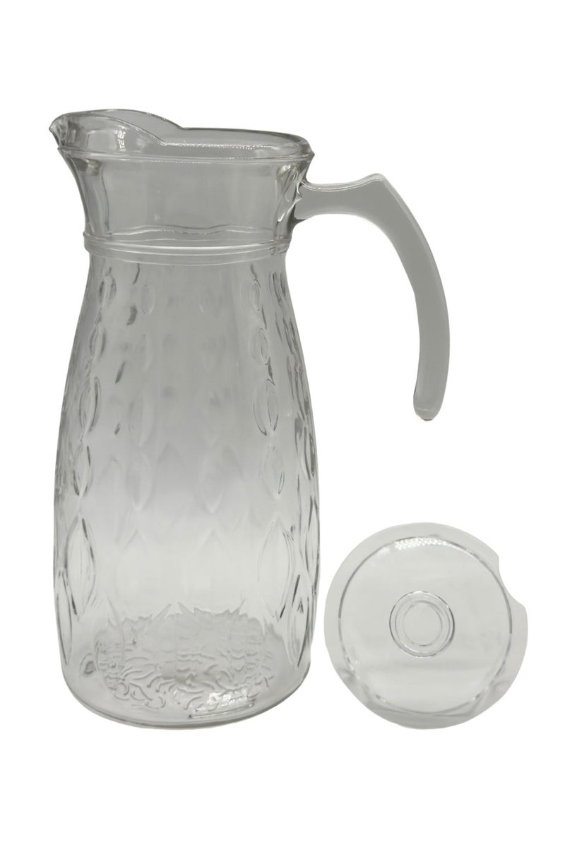 القناص جيك عصير زجاجي فاخر بسعة 1800 مل مع غطاء | تصميم أنيق ومتين سهل الصب - Image 4