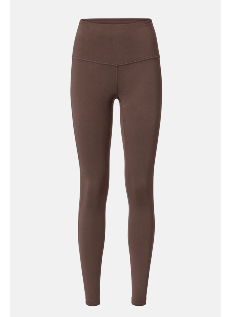 Tchibo Women Sportswear Fit Training Leggings, Brown  - Image 4