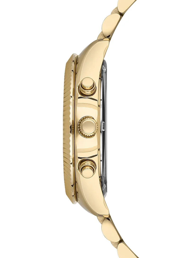 U.S. Polo Assn. U.S. Polo Assn. Crossing 38mm Ladies' Watch with Classic Gold Dial, Gold Etched Bezel & Monochromatic Gold Design - USPA2040-04, Timeless Elegance and Functionality