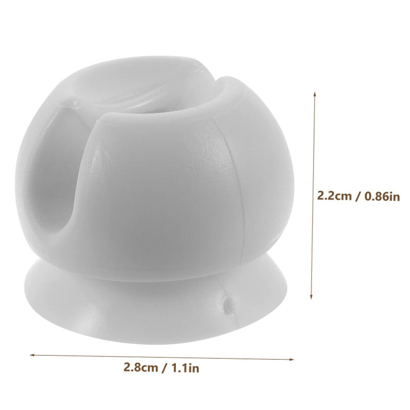 2 Pack Wall Mounted Toothbrush Holder Cup Bathroom Space Saving Storage Rack Easy Install No Damage Design For Adult And Kids - Image 5