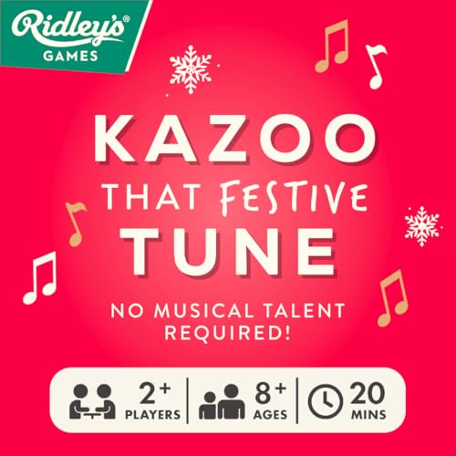 Ridley's Kazoo that Festive Tune Holiday Game for the Family No Musical Talent Required Includes 4 Kazoos and 100 Festive Songs - Image 3