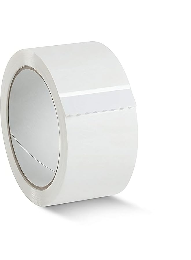 PROMASS promass Milky White Tape (2 Inch Width x 60 Yards Length) Milky White Color BOPP/Packing/Marking High Strength Adhesive Tape For Packing Parcels, Boxes, Cartons, Postage, Arts And Crafts - 1 Count  - Image 1