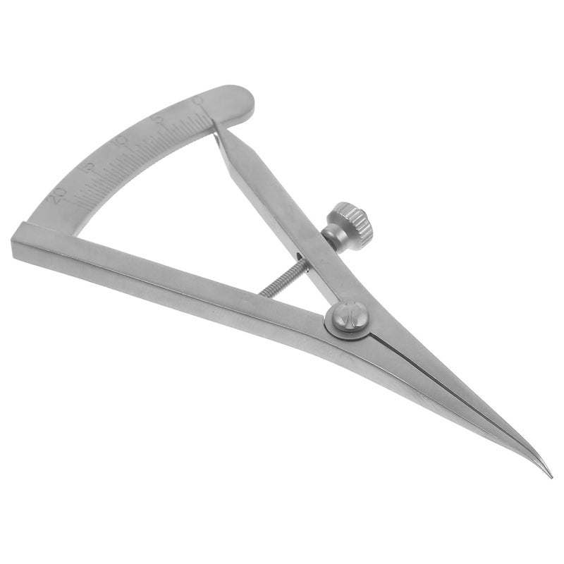 Stainless Steel Eye Positioning Ruler Eyelid Measuring Gauge Portable Eyebrow Caliper Tool - Image 1