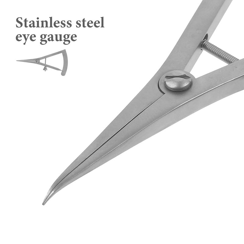 Stainless Steel Eye Positioning Ruler Eyelid Measuring Gauge Portable Eyebrow Caliper Tool - Image 5