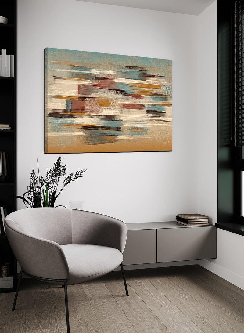 لوحة كانفاس على إطار خشبي بتصميم نمط فني كلاسيكى - Image 2