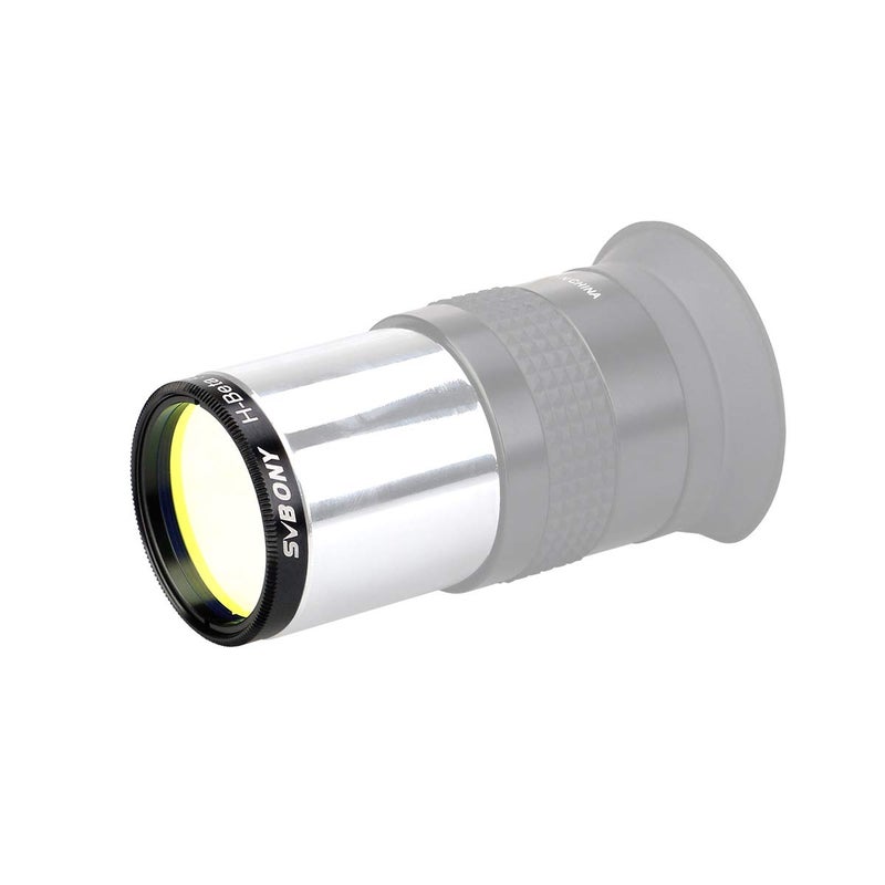 SVBONY SV132 H-Beta Filter 25nm 1.25 inches Metal Eyepiece Filter for Horsehead Nebula California and Cocoon Nebulae in Dark Skies - Image 4