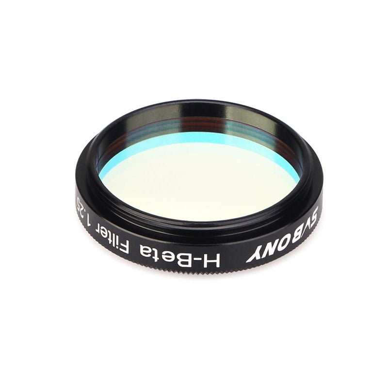 SVBONY SV132 H-Beta Filter 25nm 1.25 inches Metal Eyepiece Filter for Horsehead Nebula California and Cocoon Nebulae in Dark Skies - Image 2