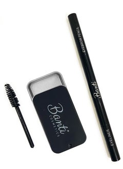 Banti Natural Eyebrow Soap with Eyeliner and Medium Brown Eyebrow Pencil  - Image 2