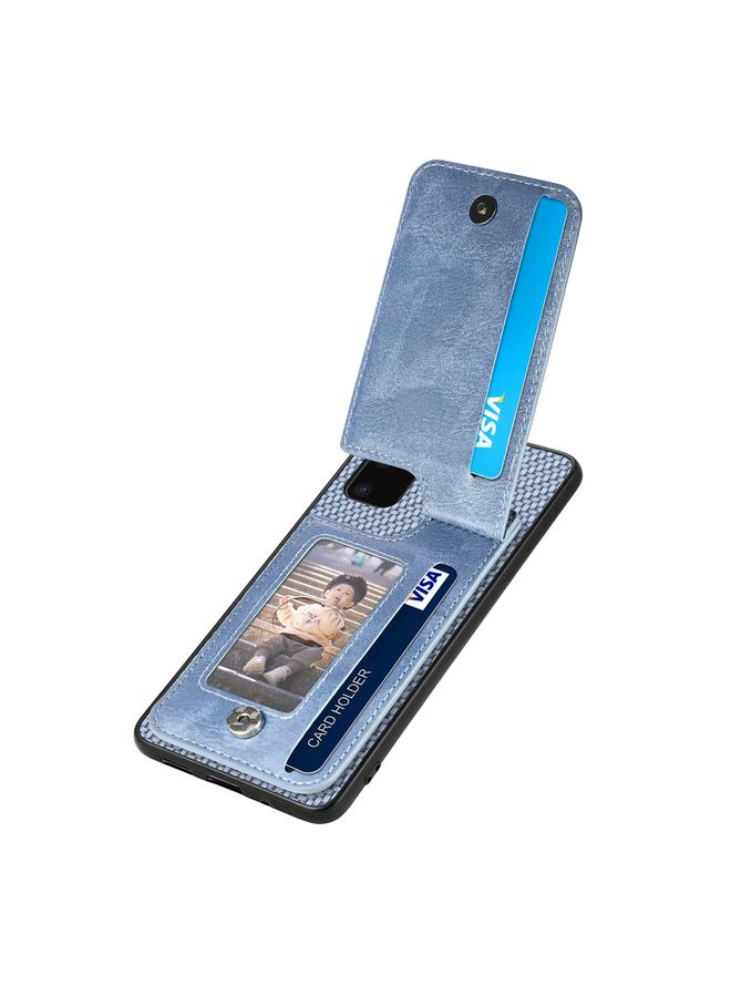S-TOP Case For Samsung Galaxy S20 Carbon Fiber Vertical Flip Zipper Wallet Phone Case - Image 3