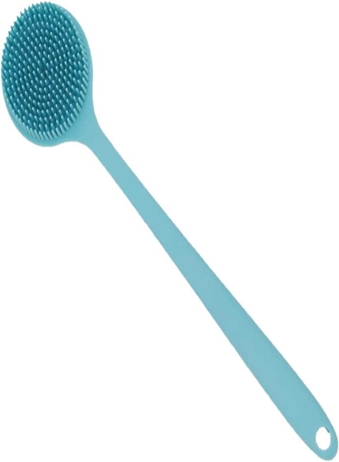 CAVERNSHOP Silicone Body Scrubber, Long Handle Back Scrubber for Shower, Silicone Body Brush Shower Scrubber for Body, Shower Srush Back Brush Body Exfoliator (BRUSH BACK SILICONE) - Image 1