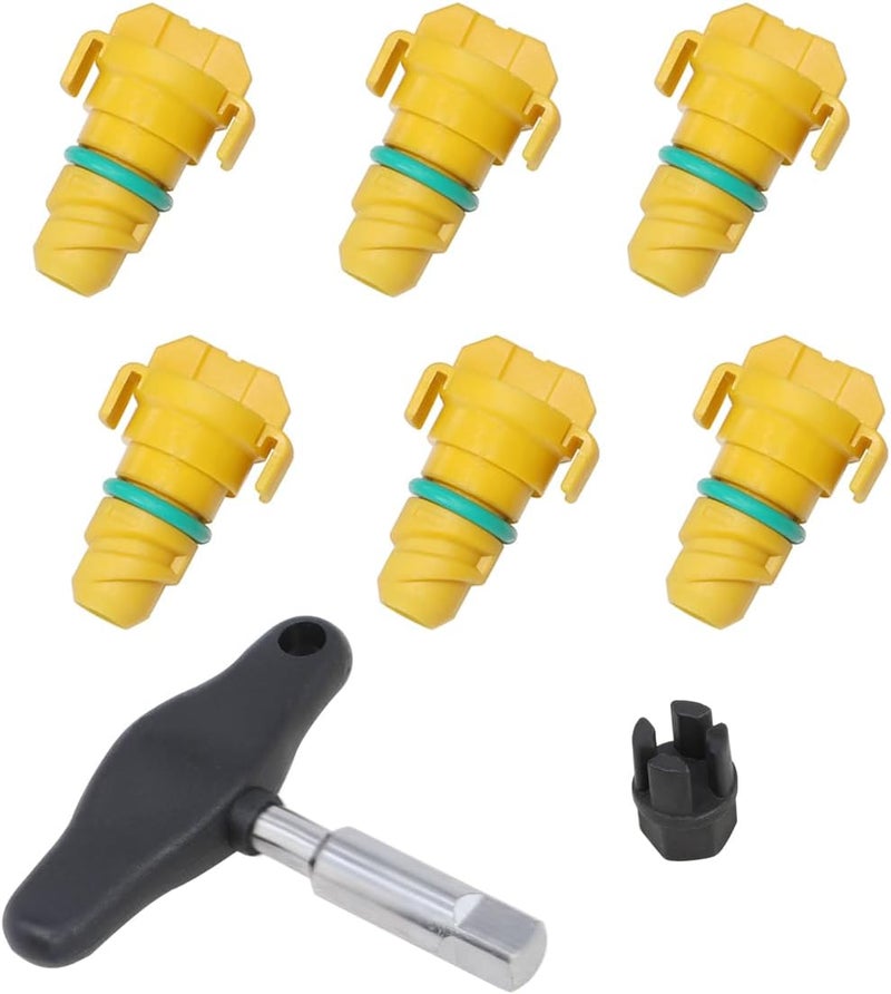 DPTOOL صمام تصريف الزيت 8 قطع مع أداة إزالة - Image 1