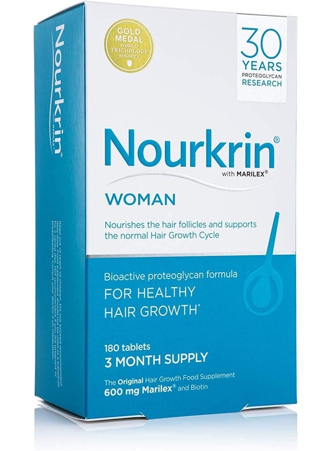 NOURKRIN Woman For Hair Growth 180 Tablets  - Image 5