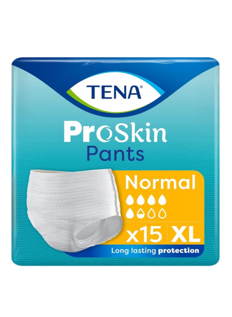 Tena Proskin Pants Normal XL 120-160CM  Adult Diapers for seniors, Lady extra-large - 15 pieces - Image 3