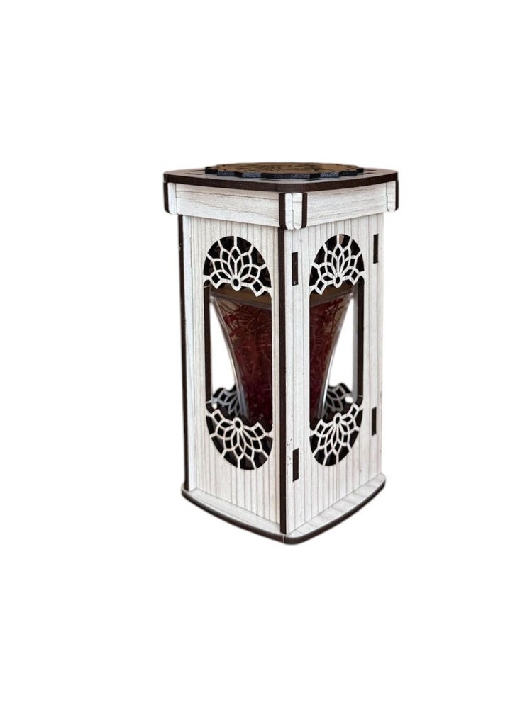 ZARCHIN Wooden Saffron Box and 2gm Super Negin Saffron  - Image 1
