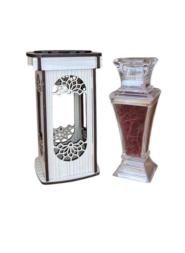 ZARCHIN Wooden Saffron Box and 2gm Super Negin Saffron  - Image 2