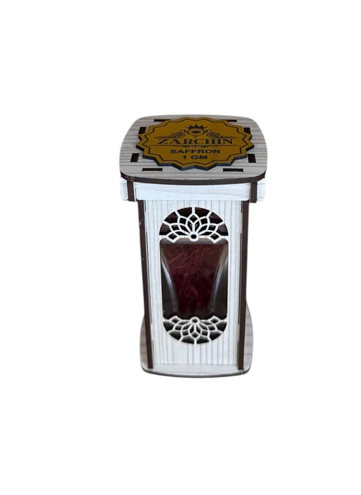 ZARCHIN Wooden Saffron Box and 2gm Super Negin Saffron  - Image 3
