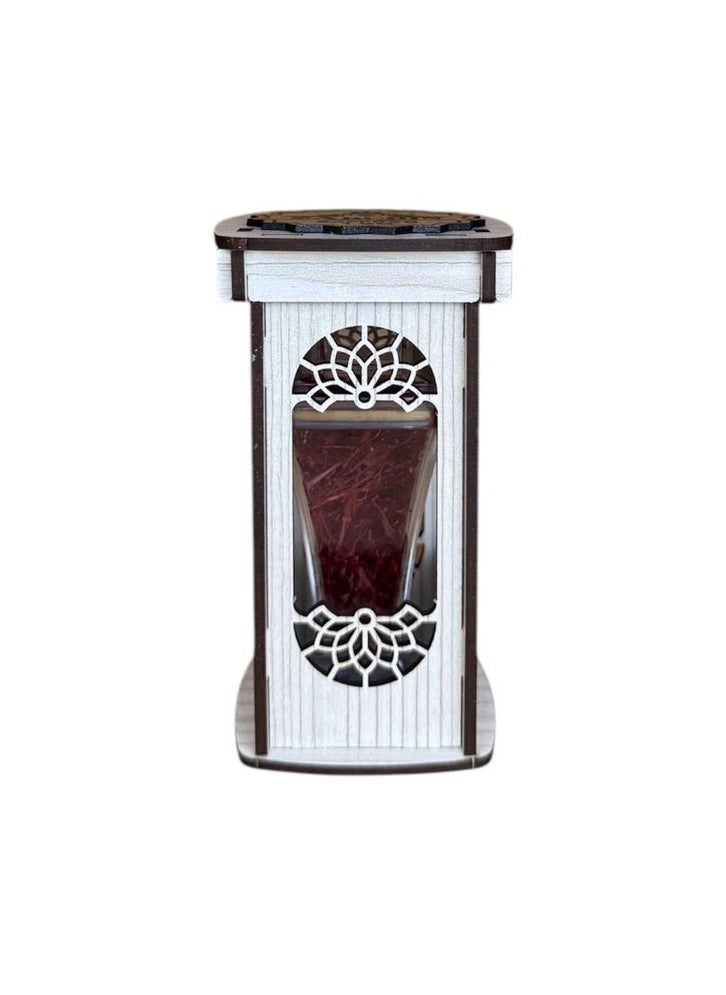 ZARCHIN Wooden Saffron Box and 2gm Super Negin Saffron  - Image 4