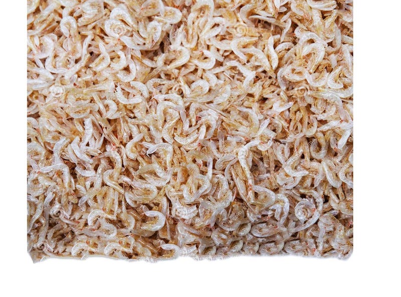 Bague dried Small Size Shrimp prawns For Aquarium Fish Food 200 grams Fish Feeder - Image 3