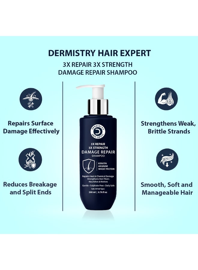 Dermistry Damage Repair Shampoo & Hair Mask Set - Image 3
