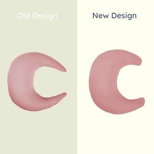 snuggle me Organic Nursing Pillow (New 2025 Design) | Bottle & Breastfeeding Pillow with Organic Cotton Cover & Fiberfill, Machine Washable Feeding Pillow, Newborn Essentials Must Haves (Gumdrop) - v2 - Image 4