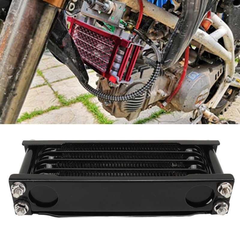 Motorcycle Oil Cooler Aluminum Radiator Strong Compatibility - High Efficiency Engine Oil Cooling for Monkey 125cc‑140cc Horizontal Engines - Image 2