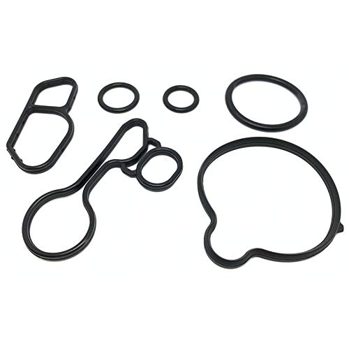 Auto Parts Prodigy أطقم ختم غلاف ترموستات سائل التبريد وسادة ختم مبرد الزيت 55568536 55568539 55565619 55565385 55566784 لمحرك 1.4 لتر مزود بشاحن توربيني لغطاء فلتر الزيت شيفروليه سونيك كروز تراكسي باويك إنكور - Image 2