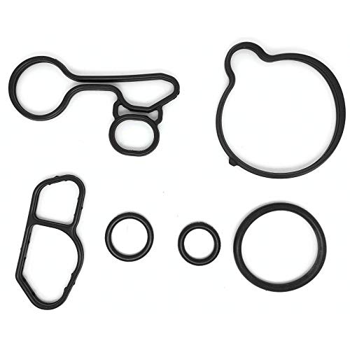 Auto Parts Prodigy أطقم ختم غلاف ترموستات سائل التبريد وسادة ختم مبرد الزيت 55568536 55568539 55565619 55565385 55566784 لمحرك 1.4 لتر مزود بشاحن توربيني لغطاء فلتر الزيت شيفروليه سونيك كروز تراكسي باويك إنكور - Image 3