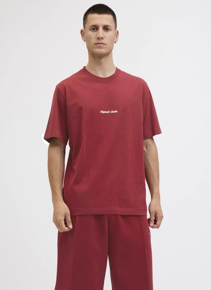 JACK & JONES Logo Crew Neck T-Shirt