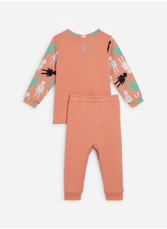 PUMA X PLAYMOBIL Mini Cat Crew Top & Joggers Set  - Image 2